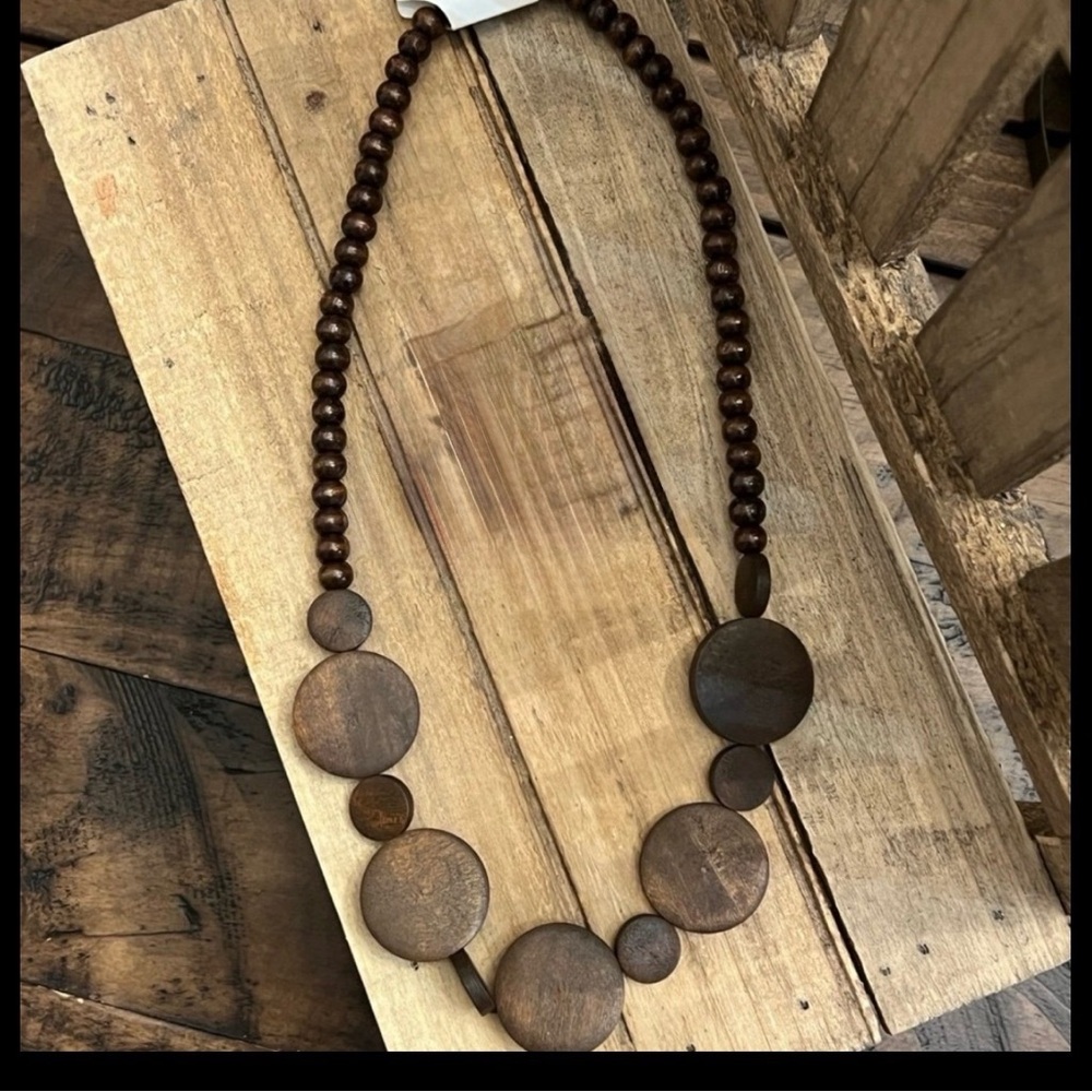 Wooden Beaded Necklace